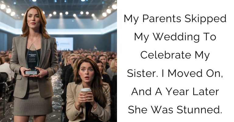 My Parents Skipped My Wedding To Celebrate My Sister. I Moved On, And A Year Later She Was Stunned.