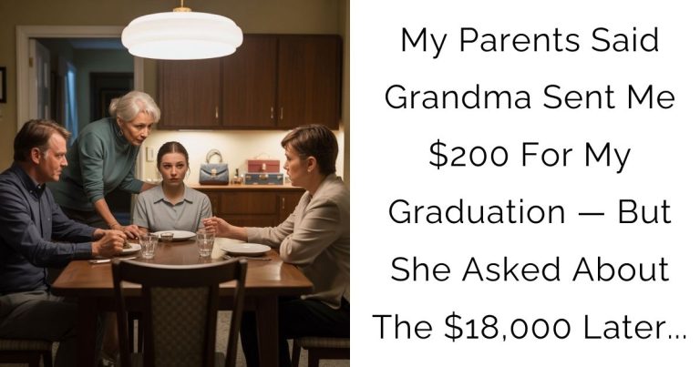 My Parents Said Grandma Sent Me $200 For My Graduation — But She Asked About The $18,000 Later…