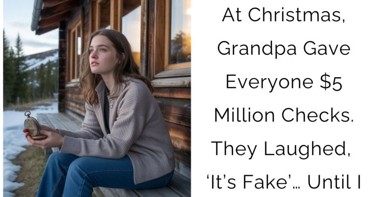 At Christmas, Grandpa Gave Everyone $5 Million Checks. They Laughed, ‘It’s Fake’… Until I …