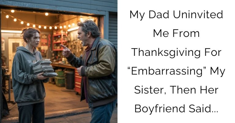 My Dad Uninvited Me From Thanksgiving For “Embarrassing” My Sister, Then Her Boyfriend Said…