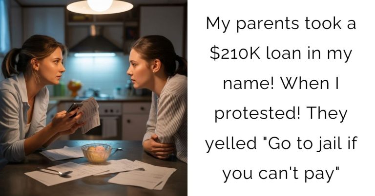 My parents took a $210K loan in my name! When I protested! They yelled “Go to jail if you can’t pay”