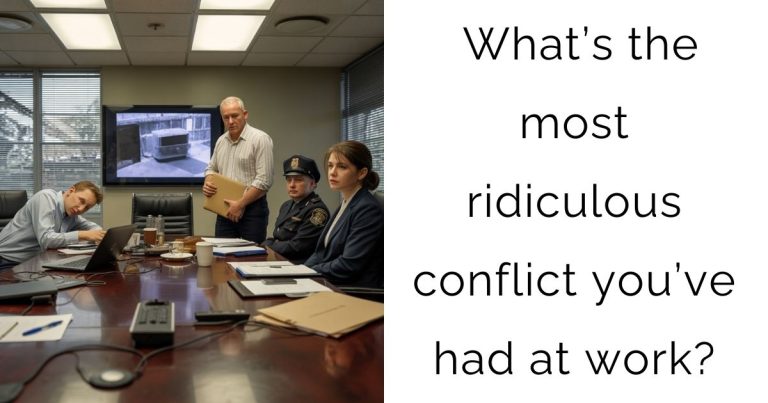 What’s the most ridiculous conflict you’ve had at work?