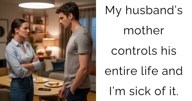 My husband’s mother controls his entire life and I’m sick of it.