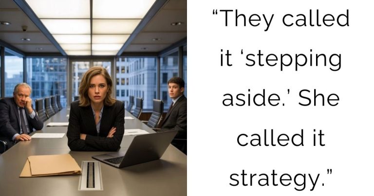“They called it ‘stepping aside.’ She called it strategy.”