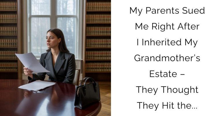 My Parents Sued Me Right After I Inherited My Grandmother’s Estate – They Thought They Hit the…