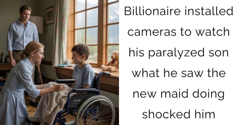 Billionaire installed cameras to watch his paralyzed son—what he saw the new maid doing shocked him