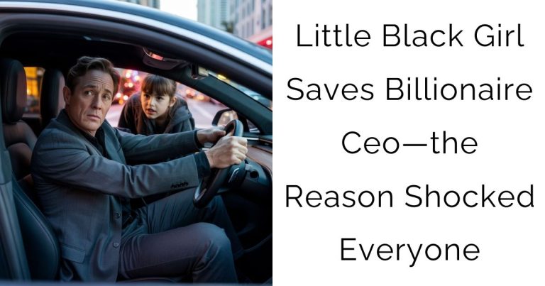Little Black Girl Saves Billionaire Ceo—the Reason Shocked Everyone