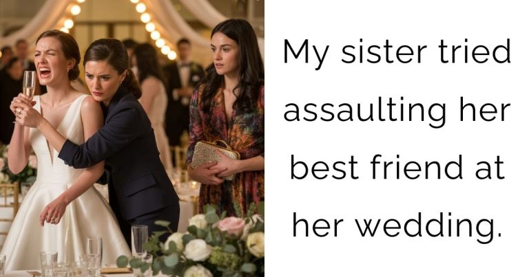 My sister tried assaulting her best friend at her wedding.