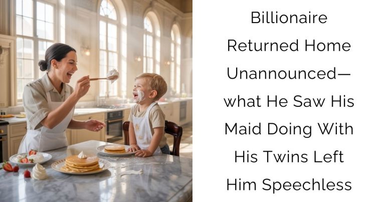 Billionaire Returned Home Unannounced—what He Saw His Maid Doing With His Twins Left Him Speechless