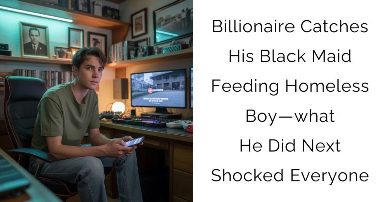 Billionaire Catches His Black Maid Feeding Homeless Boy—what He Did Next Shocked Everyone