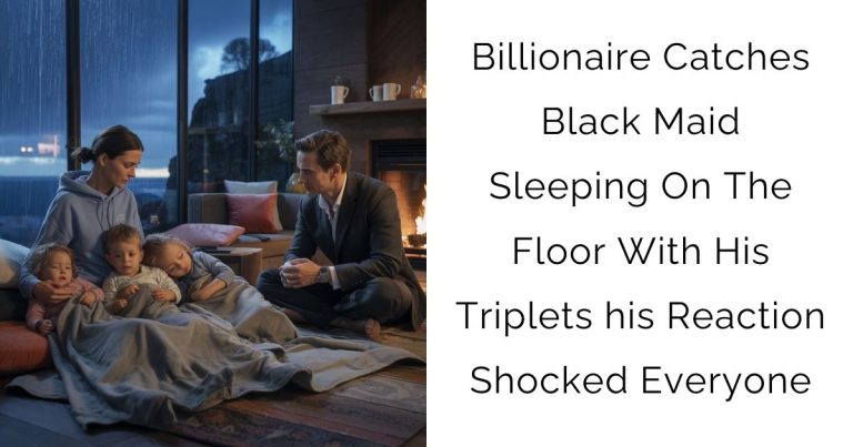 Billionaire Catches Black Maid Sleeping On The Floor With His Triplets—his Reaction Shocked Everyone