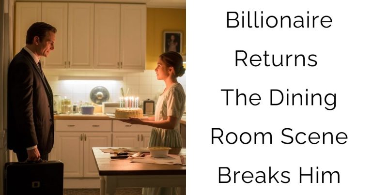 Billionaire Returns — The Dining Room Scene Breaks Him