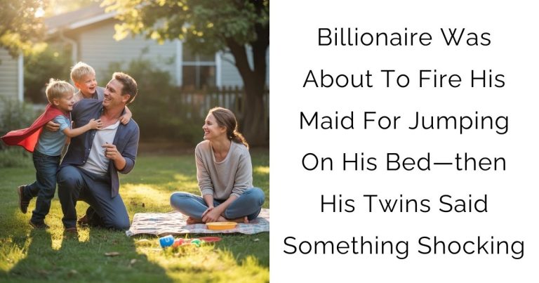 Billionaire Was About To Fire His Maid For Jumping On His Bed—then His Twins Said Something Shocking