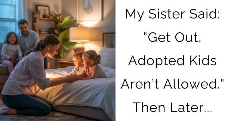 My Sister Said: “Get Out, Adopted Kids Aren’t Allowed.” — Then Later…
