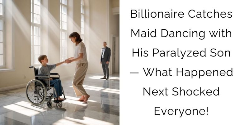 Billionaire Catches Maid Dancing with His Paralyzed Son — What Happened Next Shocked Everyone!