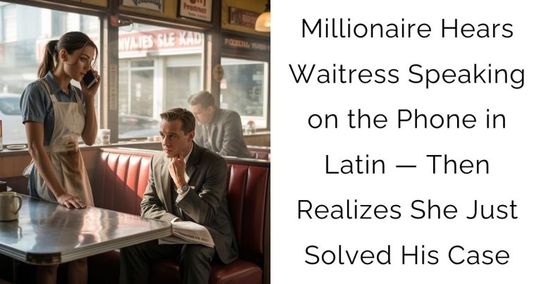 Millionaire Hears Waitress Speaking on the Phone in Latin — Then Realizes She Just Solved His Case