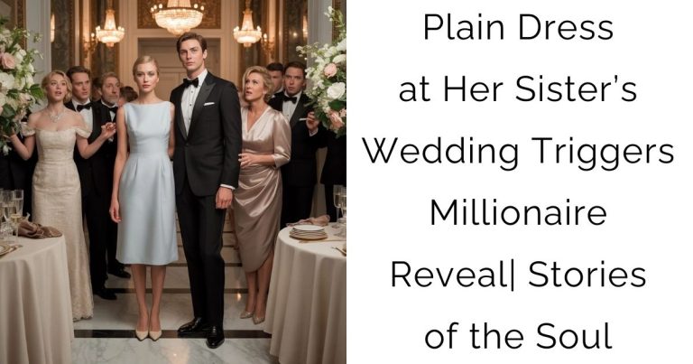 Plain Dress at Her Sister’s Wedding Triggers Millionaire Reveal| Stories of the Soul