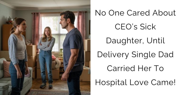 No One Cared About CEO’s Sick Daughter, Until Delivery Single Dad Carried Her To Hospital—Love Came!
