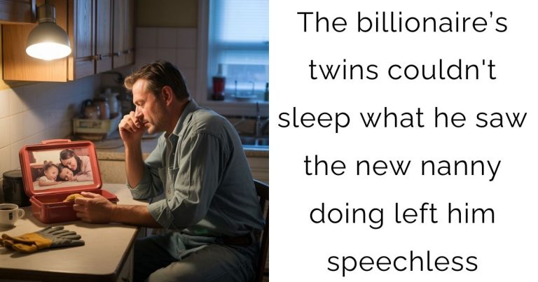The billionaire’s twins couldn’t sleep — what he saw the new nanny doing left him speechless