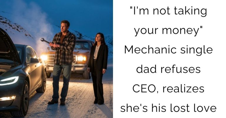 “I’m not taking your money”   Mechanic single dad refuses CEO, realizes she’s his lost love