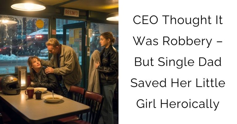 CEO Thought It Was Robbery – But Single Dad Saved Her Little Girl Heroically