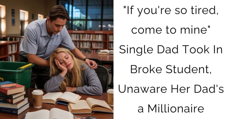 “If you’re so tired, come to mine”—Single Dad Took In Broke Student, Unaware Her Dad’s a Millionaire