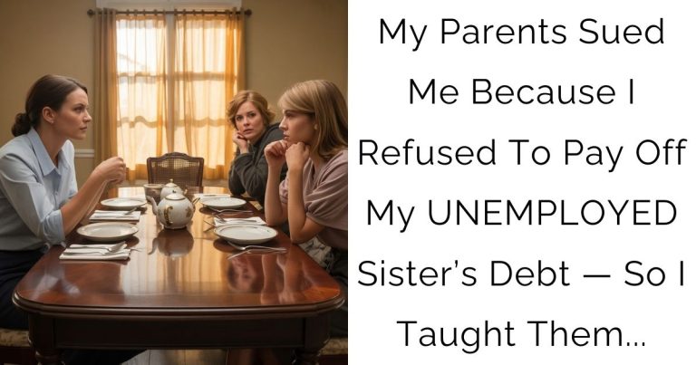 My Parents Sued Me Because I Refused To Pay Off My Unemployed Sister’s Debt — So I Taught Them…