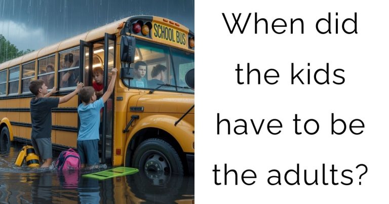 When did the kids have to be the adults?