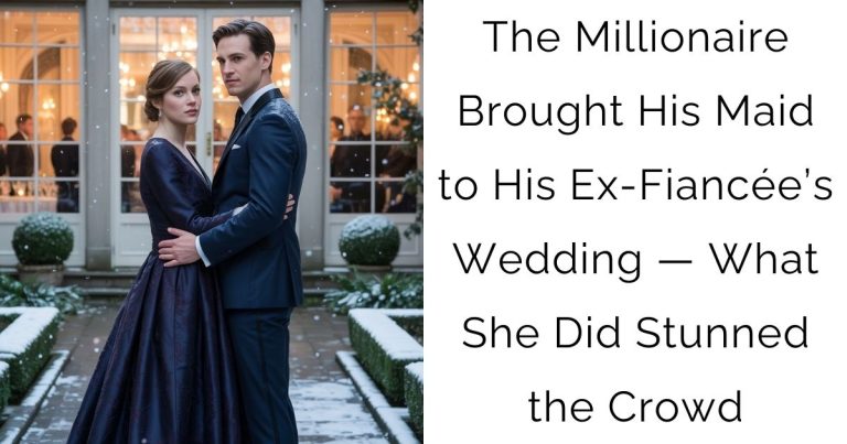 The Millionaire Brought His Maid to His Ex-Fiancée’s Wedding — What She Did Stunned the Crowd