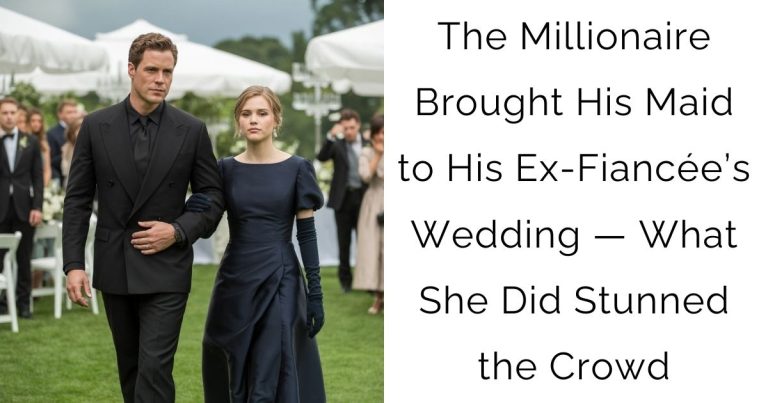 The Millionaire Brought His Maid to His Ex-Fiancée’s Wedding — What She Did Stunned the Crowd