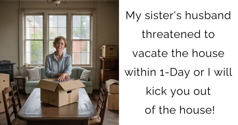 My sister’s husband threatened to vacate the house within 1-Day or I will kick you out of the house!