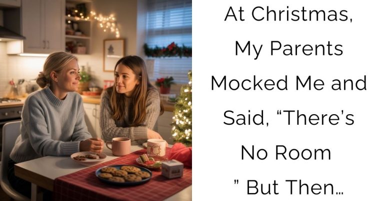 At Christmas, My Parents Mocked Me and Said, “There’s No Room ” But Then…