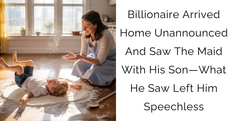 Billionaire Arrived Home Unannounced And Saw The Maid With His Son—what He Saw Left Him Speechless