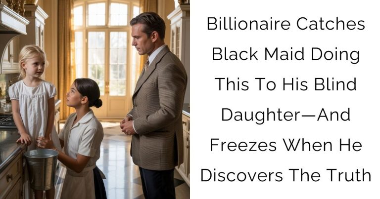 Billionaire Catches Black Maid Doing This To His Blind Daughter—And Freezes When He Discovers The Truth