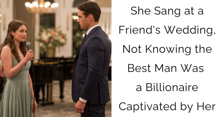 She Sang at a Friend’s Wedding, Not Knowing the Best Man Was a Billionaire Captivated by Her