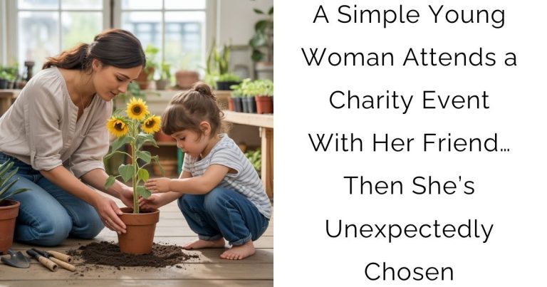 A Simple Young Woman Attends a Charity Event With Her Friend… Then She’s Unexpectedly Chosen