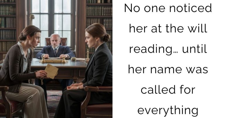 No one noticed her at the will reading… until her name was called for everything