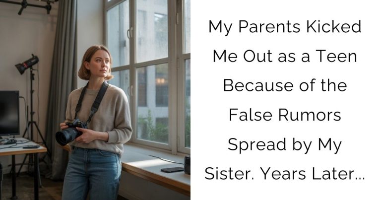 My Parents Kicked Me Out as a Teen Because of the False Rumors Spread by My Sister. Years Later…