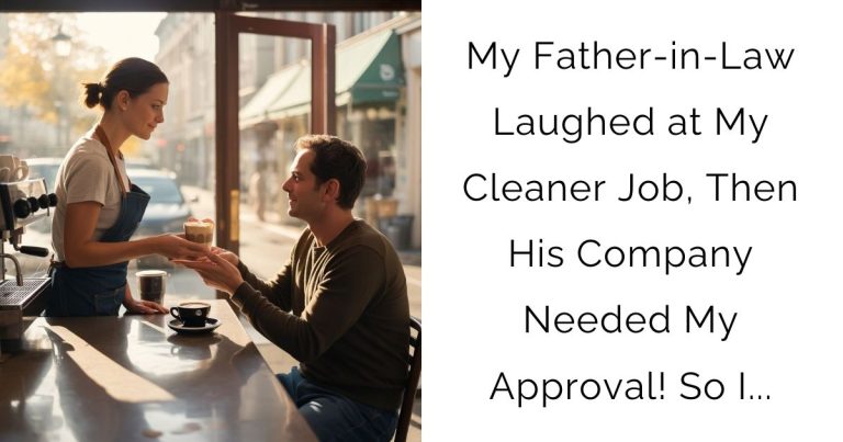 My Father-in-Law Laughed at My Cleaner Job, Then His Company Needed My Approval! So I…