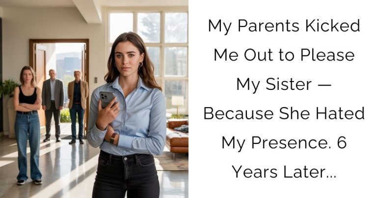 My Parents Kicked Me Out to Please My Sister — Because She Hated My Presence. 6 Years Later…