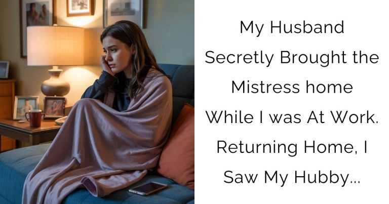 My Husband Secretly Brought the Mistress home While I was At Work. Returning Home, I Saw My Hubby…