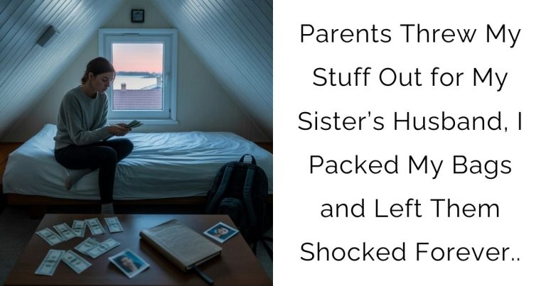 Parents Threw My Stuff Out for My Sister’s Husband, I Packed My Bags and Left Them Shocked Forever..