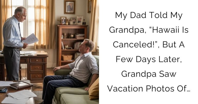 My Dad Told My Grandpa, “Hawaii Is Canceled!”, But A Few Days Later, Grandpa Saw Vacation Photos Of…