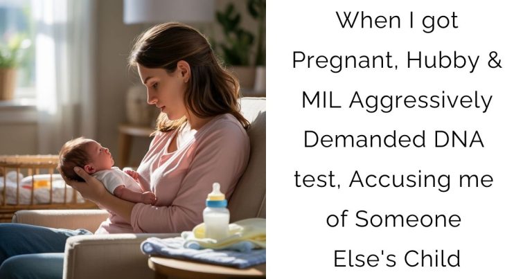 When I got Pregnant, Hubby & MIL Aggressively Demanded DNA test, Accusing me of Someone Else’s Child