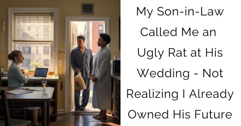 My Son-in-Law Called Me an Ugly Rat at His Wedding – Not Realizing I Already Owned His Future