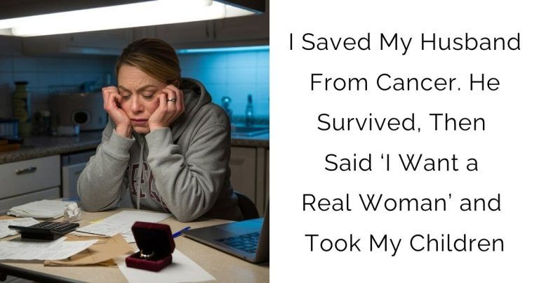 I Saved My Husband From Cancer. He Survived, Then Said ‘I Want a Real Woman’ and Took My Children