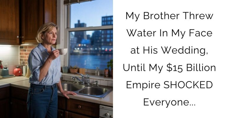 My Brother Threw Water In My Face at His Wedding, Until My $15 Billion Empire SHOCKED Everyone…