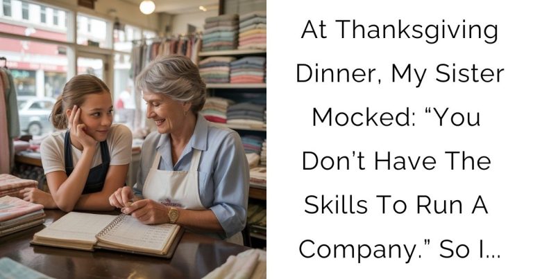 At Thanksgiving Dinner, My Sister Mocked: “You Don’t Have The Skills To Run A Company.” So I…