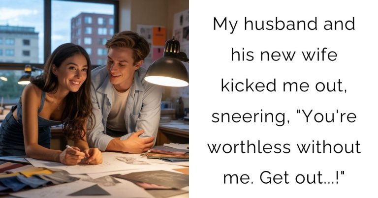 My husband and his new wife kicked me out, sneering, “You’re worthless without me. Get out…!”
