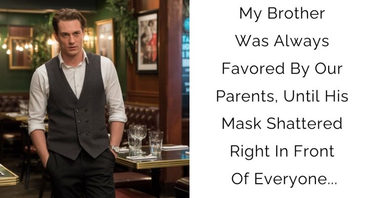 My Brother Was Always Favored By Our Parents, Until His Mask Shattered Right In Front Of Everyone…